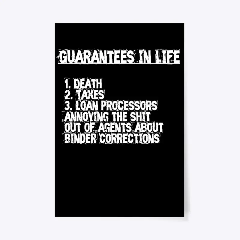 Guarantees in Life